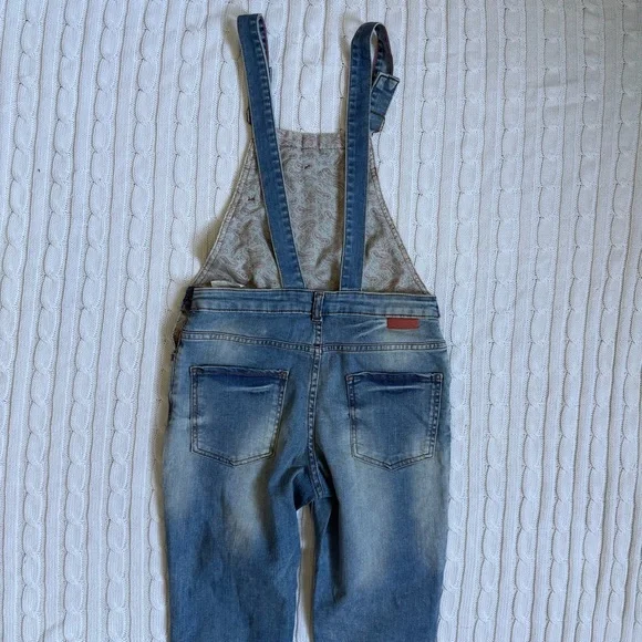 Zara Girl’s Denim Overalls NEW Size 11-12 Teens Cute Fall Outfit Jeans Pants - Picture 7 of 11